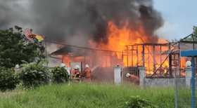 Klinik Desa Kampung Batu 4 musnah dalam kebakaran