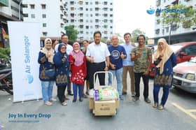 Air Selangor agih 200 kotak makanan asas sempena ulang tahun ketiga