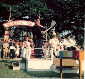 A man, a flag and the birth of a nation