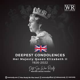 Pahang to fly state flag half-mast over demise of Queen Elizabeth II