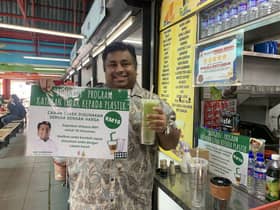 Reusable containers programme encourages Bukit Gasing residents to use plastic-free cups