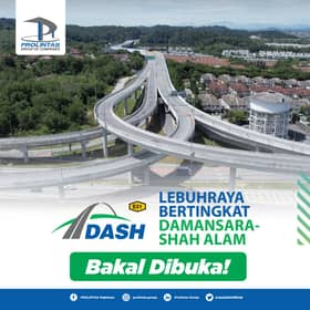 Lebuhraya Bertingkat Damansara–Shah Alam dibuka tempoh terdekat