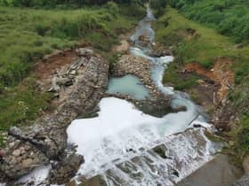 LUAS kesan pencemaran di Sungai Kabul, tiada henti tugas LRA
