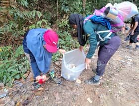Team Selangor hikers collect 11 kg of waste from Sg Batangsi