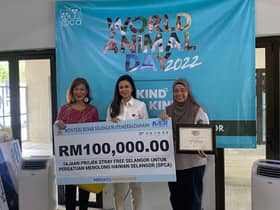 MBI sumbang RM100,000 bantu pusat jagaan haiwan terbiar