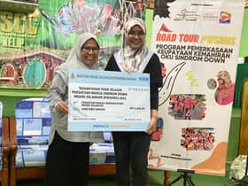 MBI sumbang RM5,000 bantu persatuan perkasa golongan sindrom down