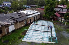 Lebih 20 rumah, premis perniagaan di Marang rosak dilanda ribut