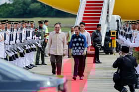 Anwar arrives in Brunei for two-day official visit
