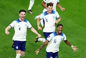 England roar into last 16 as Rashford scores twice in 3-0 Wales rout