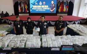 Police seize syabu worth RM11.5 mln in drug bust in Setiawangsa