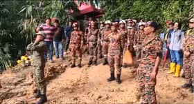 Batang Kali landslide: Armed Forces personnel recites call to prayer as part of efforts to find last victim