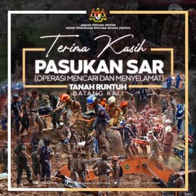 Ketua polis: Operasi SAR tanah runtuh di Batang Kali ditamatkan