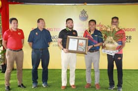 Orchid flower species named after Tengku Amir Shah