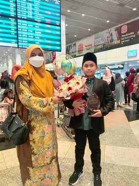 Cucu pemenang tilawah al-Quran antarabangsa juarai pertandingan di Algeria