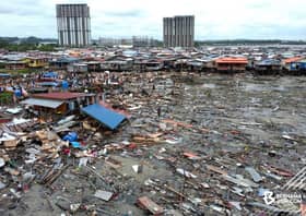 Amaran air pasang besar, penduduk pesisir pantai di Sandakan dinasihat pindah