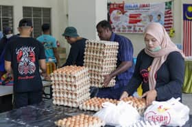Hundreds of chickens, egg trays sold out within an hour at Bukit Gasing affordable sale