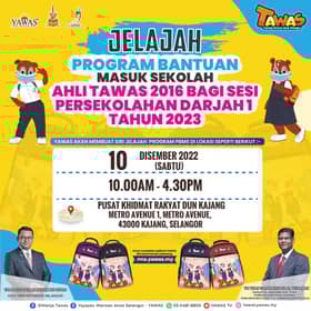 Yawas buka kaunter bantuan masuk sekolah di DUN Kajang hujung minggu ini