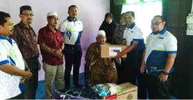 LZS teruskan rutin jejak asnaf, bantu lima keluarga di Sekinchan