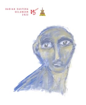 Warna biru adalah warna sepi yang paling aku benci