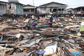 High tide: Another 38 houses collapsed in Sandakan
