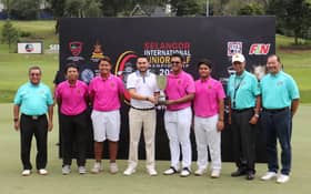 Men’s team players wins Selangor international youth golf tournament