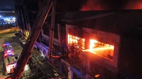Second fire at Wisma Jakel