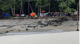 Banjir: 35 individu terperangkap di tapak perkhemahan Tanjung Lompat