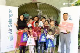 Air Selangor donates basic necessities to welfare homes