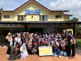 Program amal penuntut UiTM kumpul RM5,300, barangan sekolah untuk anak yatim