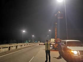 1,161 lampu solar LED dipasang sepanjang Lebuhraya Pulau Indah