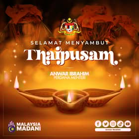 PM Anwar wishes Hindus a happy Thaipusam