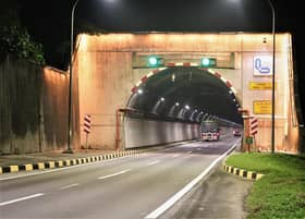Left lane of Meru Tunnel southbound to be closed for pavement works