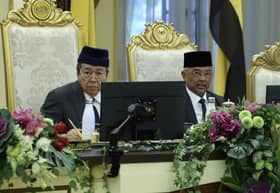 King attends second day of 261st Conference Of Rulers' meeting