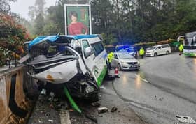Nahas van di Jalan Genting Highlands, mangsa maut meningkat tujuh orang
