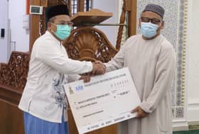 MB sumbang RM10,000 kepada Masjid Al-Mardhiyah jaya program Ramadan