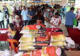 Beras cap Ehsan laris, pengunjung jualan PKPS puji kualiti cantik, sedap