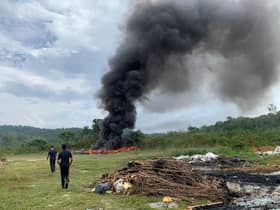 Lori buang sampah haram di Kuala Kubu Bharu disita