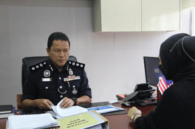 Penghantar makanan dicari polis, kejadian tendang pengawal keselamatan