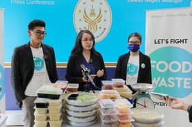 177kg lebihan makanan di sidang DNS diserah kepada rumah kebajikan