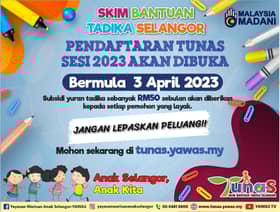 Yawas buka pendaftaran skim bantuan tadika mulai 3 April