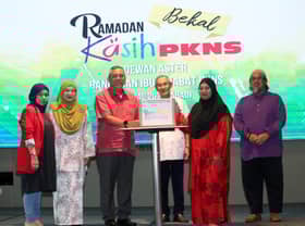 PKNS donates food baskets to 50 asnaf
