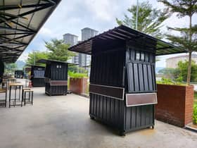 Penuhi permintaan peniaga, MPAJ pasang sengkuap pada kiosk medan selera