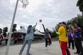 Masdiana, kakitangan MPKj sertai acara ‘Netball Shoot Out’