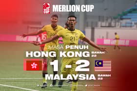 Harimau Muda julang Piala Merlion, tewaskan Hong Kong 2-1