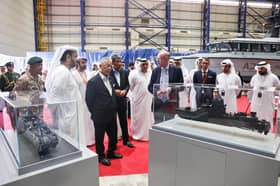 King visits UAE advanced technology centres