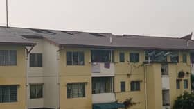 MPKj baik pulih bumbung 18 unit rumah pangsa rosak dilanda ribut