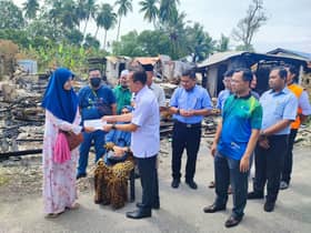 LZS, Yide santuni tiga keluarga mangsa kebakaran di Klang