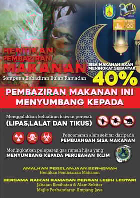 MPAJ anjur kempen hentikan pembaziran makanan sepanjang Ramadan