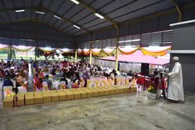 300 veteran ATM, pekerja p-panggilan DUN Pandan Indah terima bakul makanan