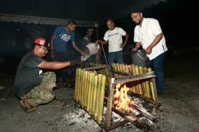 30 anak muda rewang masak lemang, mahu kembalikan tradisi riuh menjelang Syawal